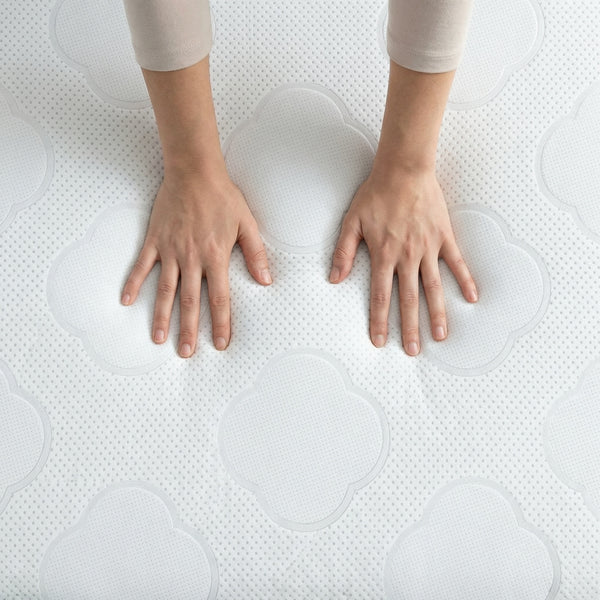 Eenpersoons luchtbed met foam topper