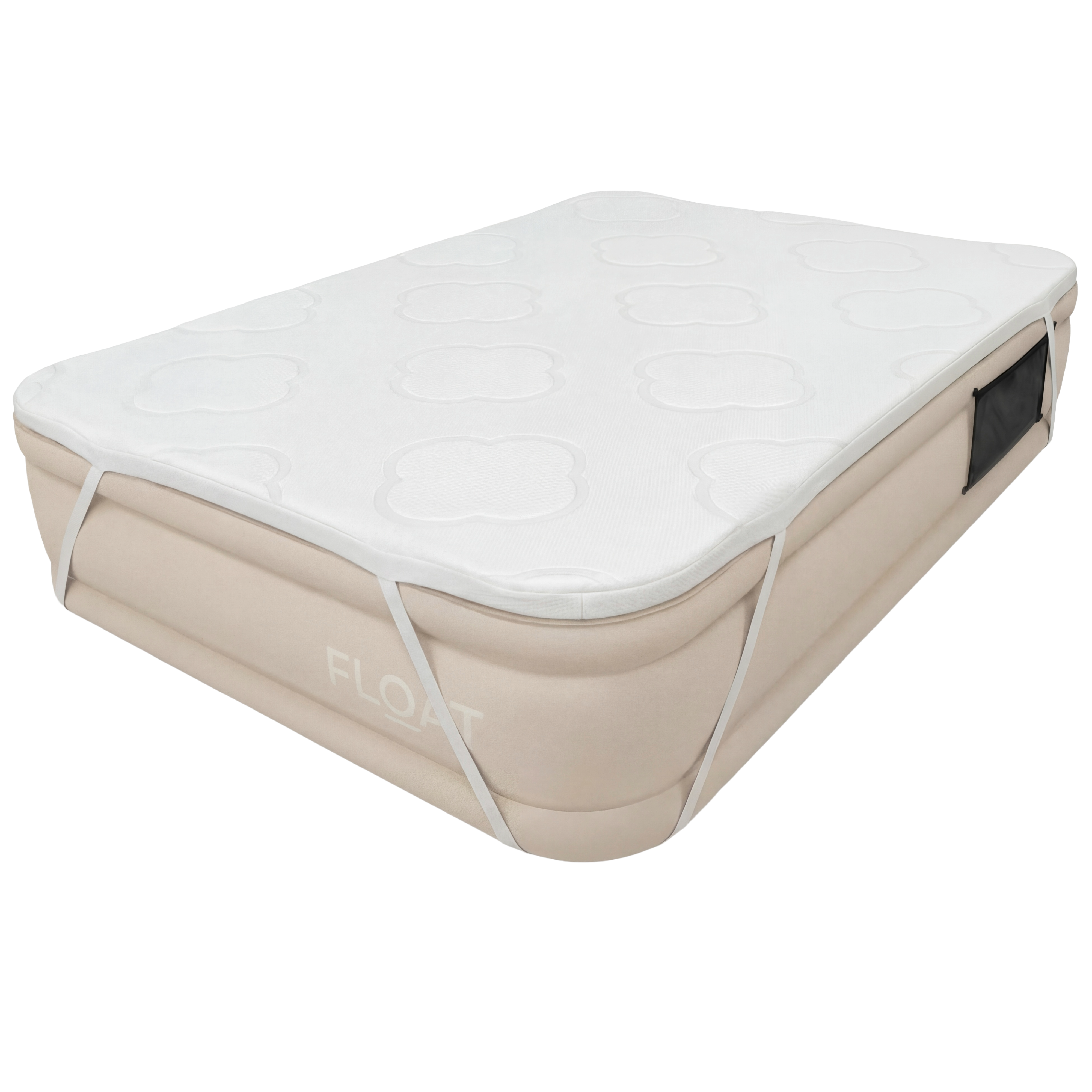 Tweepersoons luchtbed met foam topper