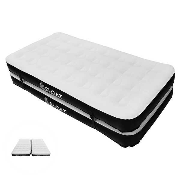 Twee eenpersoons luchtbedden