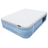 CloudSpring 2-Persoons Luchtbed + Foam Topper Queen - Blauw