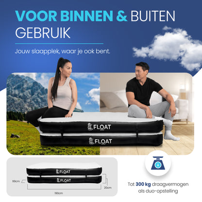 3in1 Twee 1 persoons luchtbedden - FLOAT Gemina