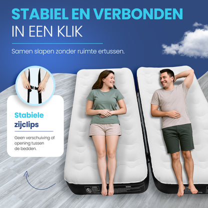 3in1 Twee 1 persoons luchtbedden - FLOAT Gemina