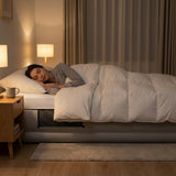 CloudSpring 2-Persoons Luchtbed + Foam Topper Queen - Beige
